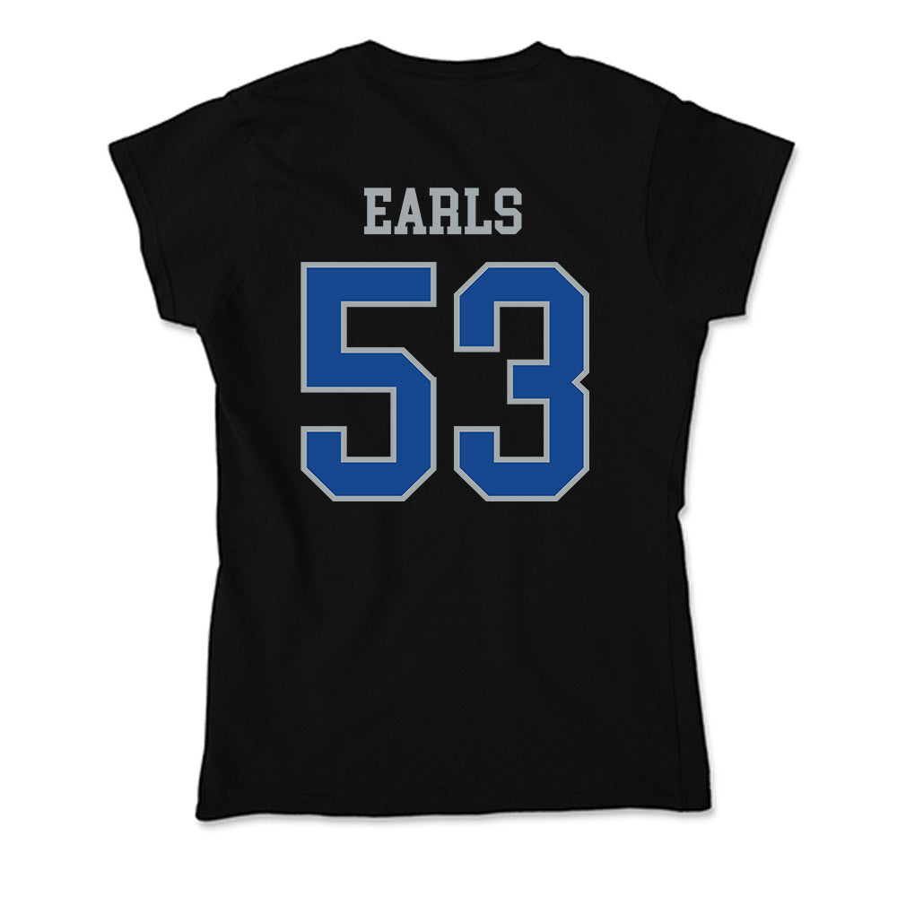 CNU - NCAA Men's Lacrosse : James Earls - Soft Style Women’s T-Shirt-1