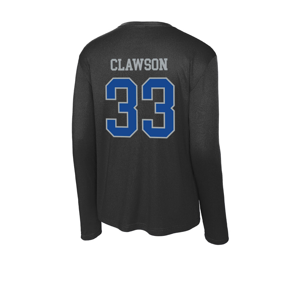 CNU - NCAA Football : Charlie Clawson - Activewear Long Sleeve T-Shirt-1