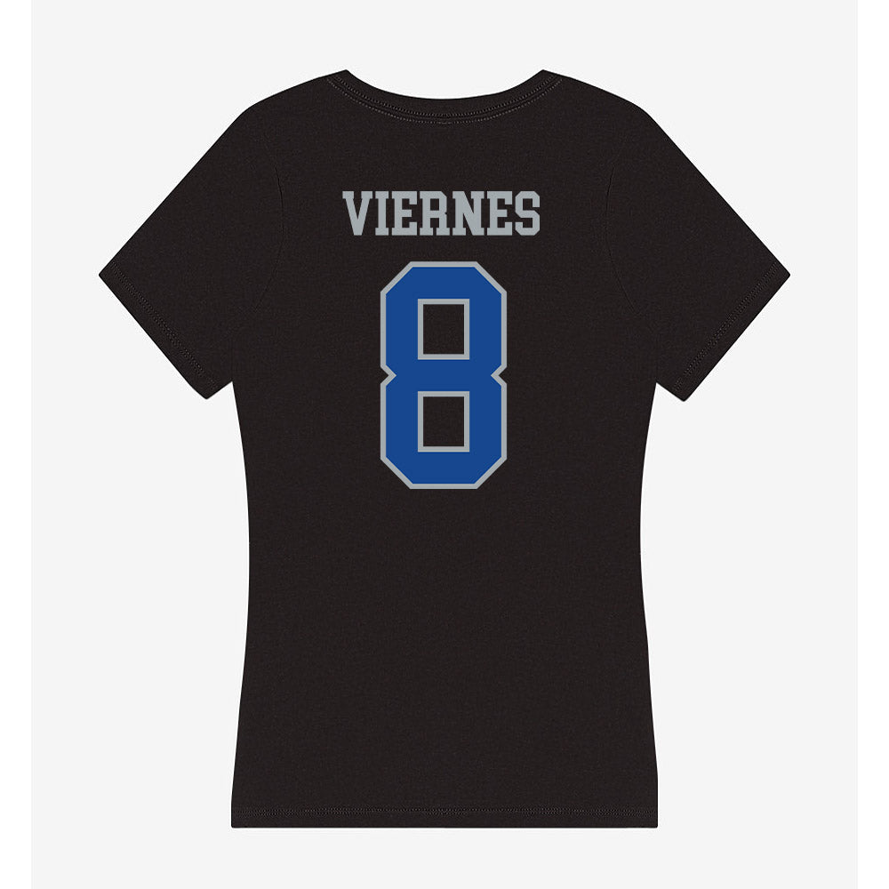 CNU - NCAA Football : Jayson Viernes - Women's V-Neck T-Shirt-1