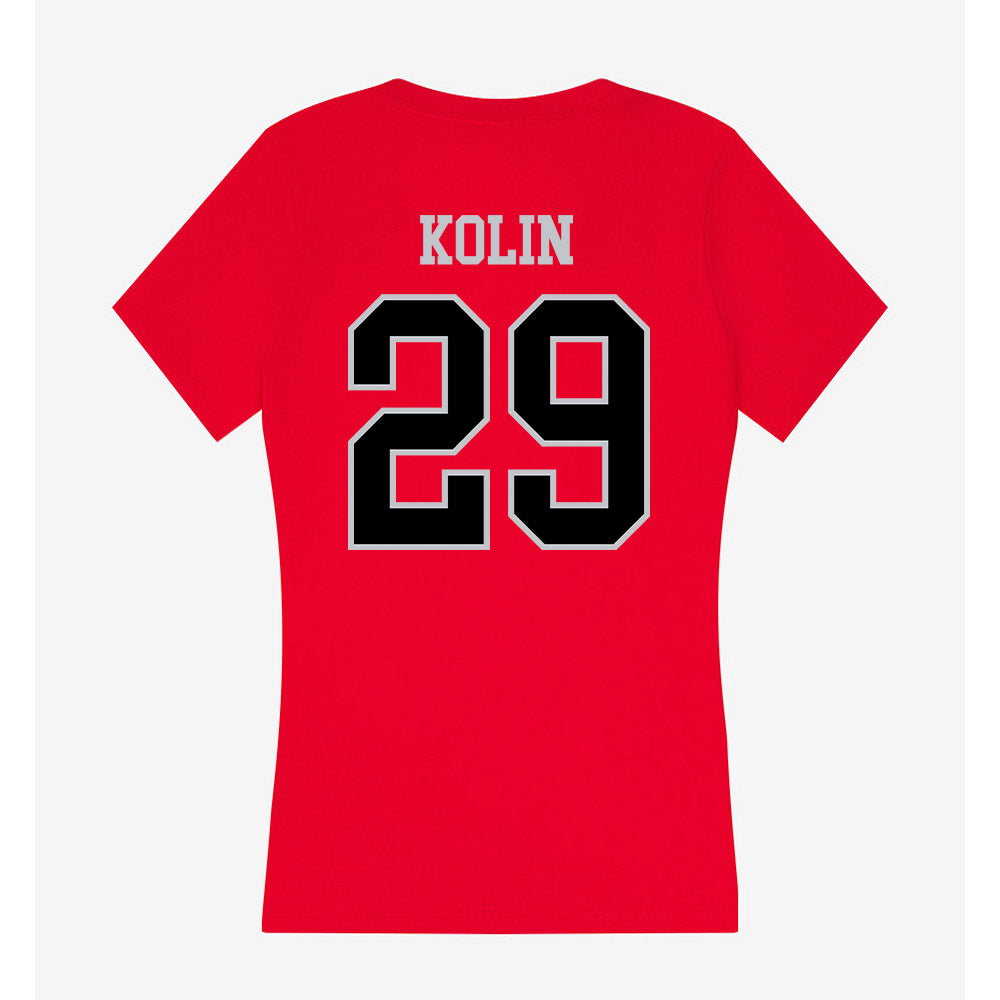 CSUN - NCAA Women's Soccer : Samantha Kolin - Women's V-Neck T-Shirt-1