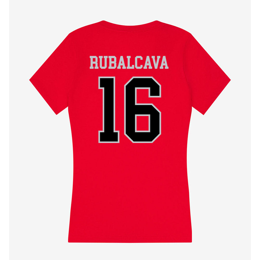 CSUN - NCAA Women's Soccer : Yiosselyne Rubalcava - Women's V-Neck T-Shirt-1
