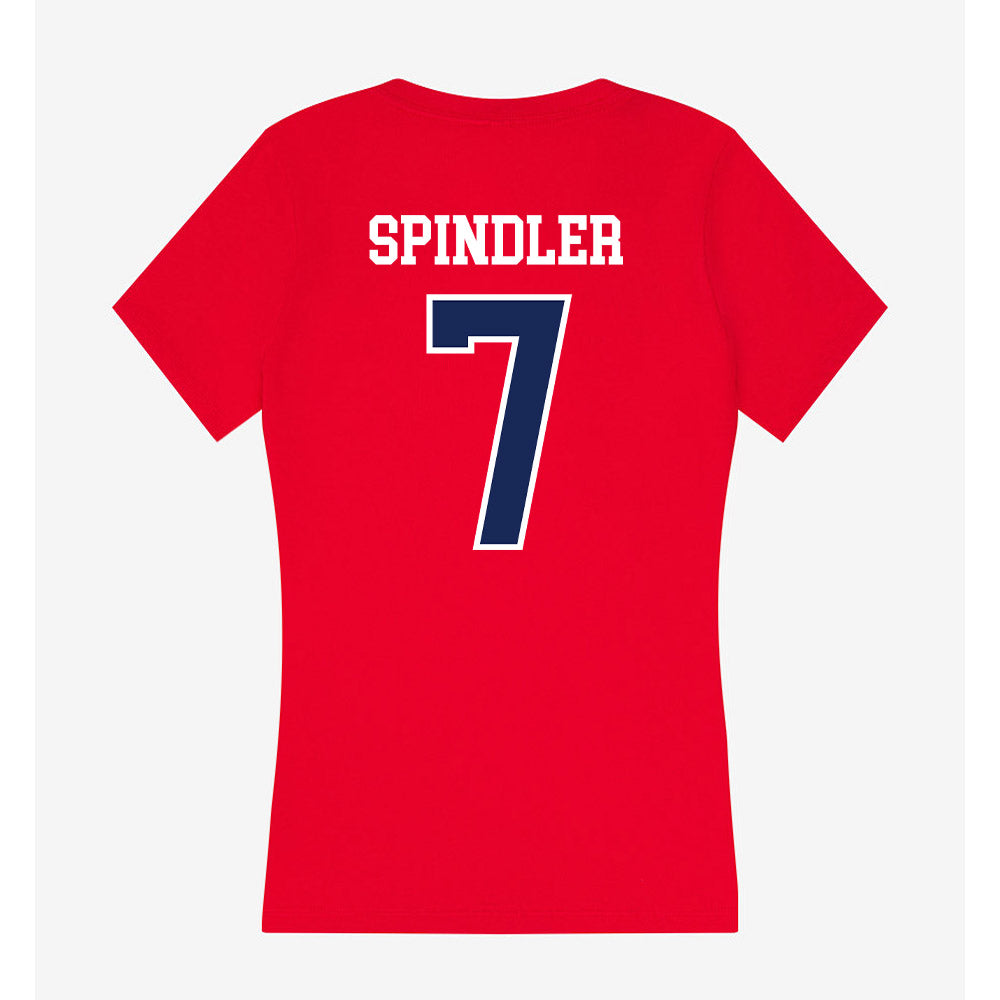 Belmont - NCAA Softball : Rylee Spindler - Women's V-Neck T-Shirt-1