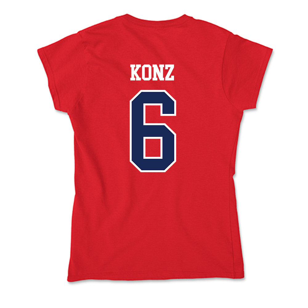 Belmont - NCAA Softball : Emily Konz - Soft Style Women’s T-Shirt-1