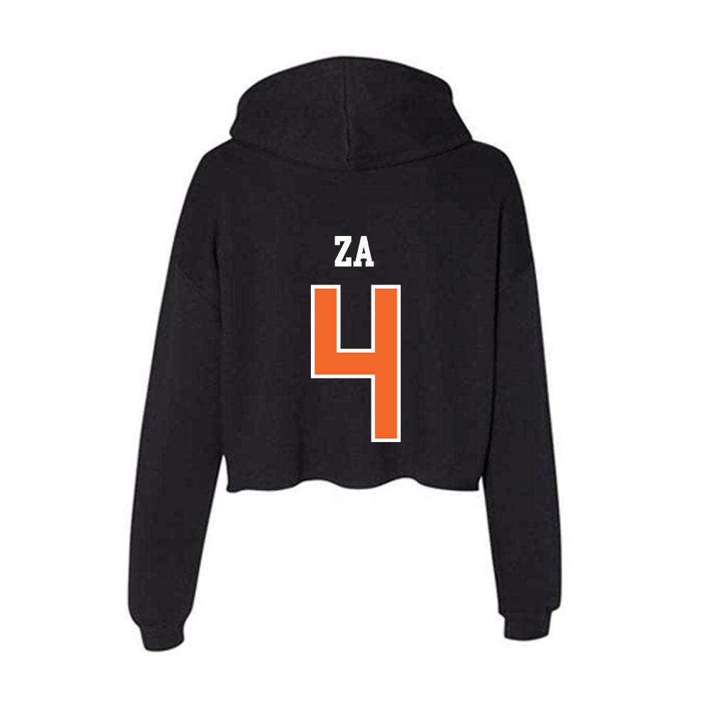 Idaho State - NCAA Women's Soccer : Madalynn Za - Women's Crop Fleece Hoodie-1
