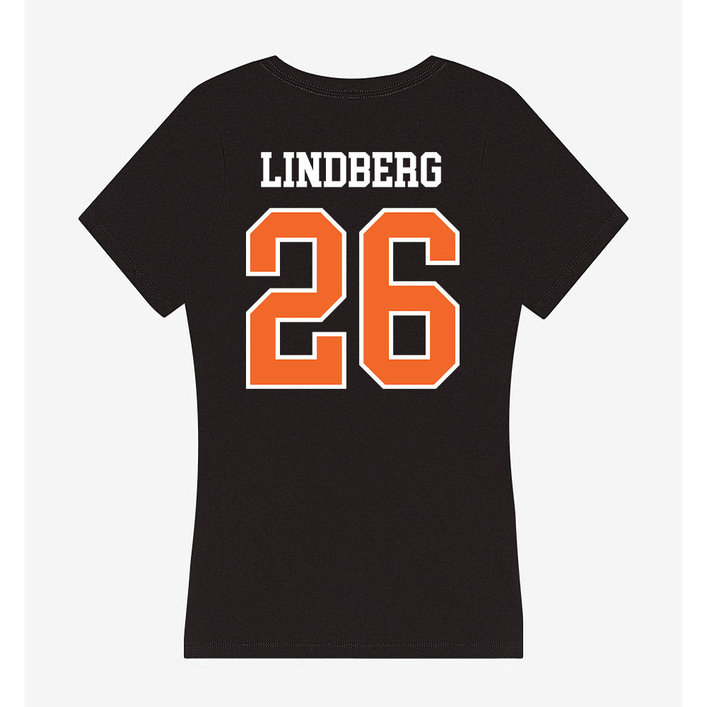 Idaho State - NCAA Football : Mason Lindberg - Women's V-Neck T-Shirt-1