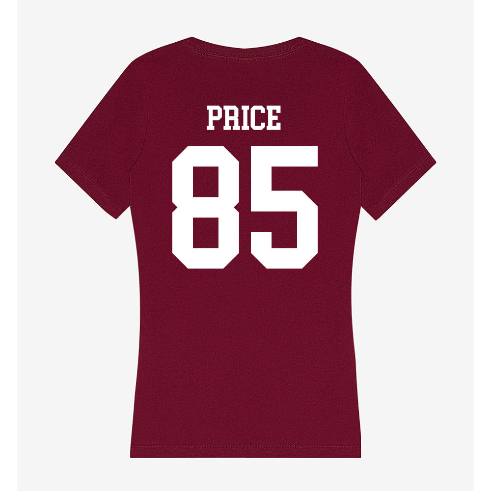 AAMU - NCAA Football : Donovan Price - Women's V-Neck T-Shirt-1