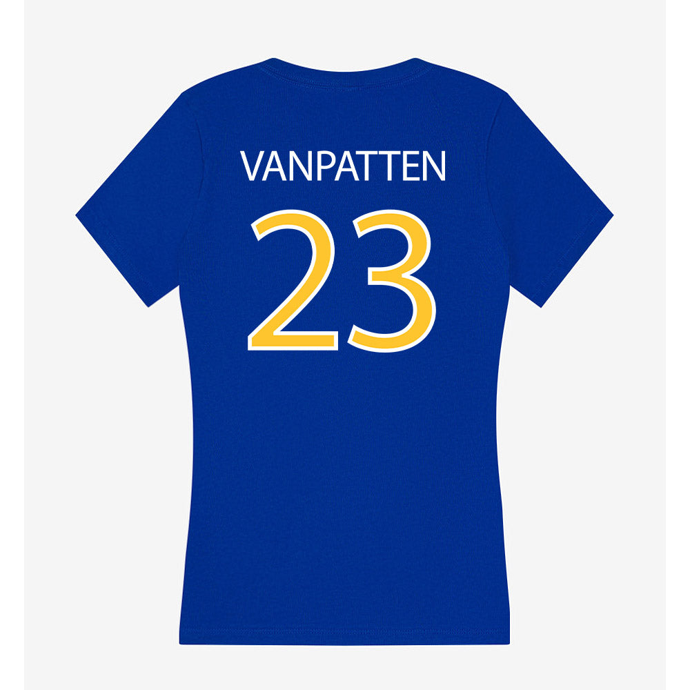 Hofstra - NCAA Women's Basketball : Olivia VanPatten - Women's V-Neck T-Shirt-1