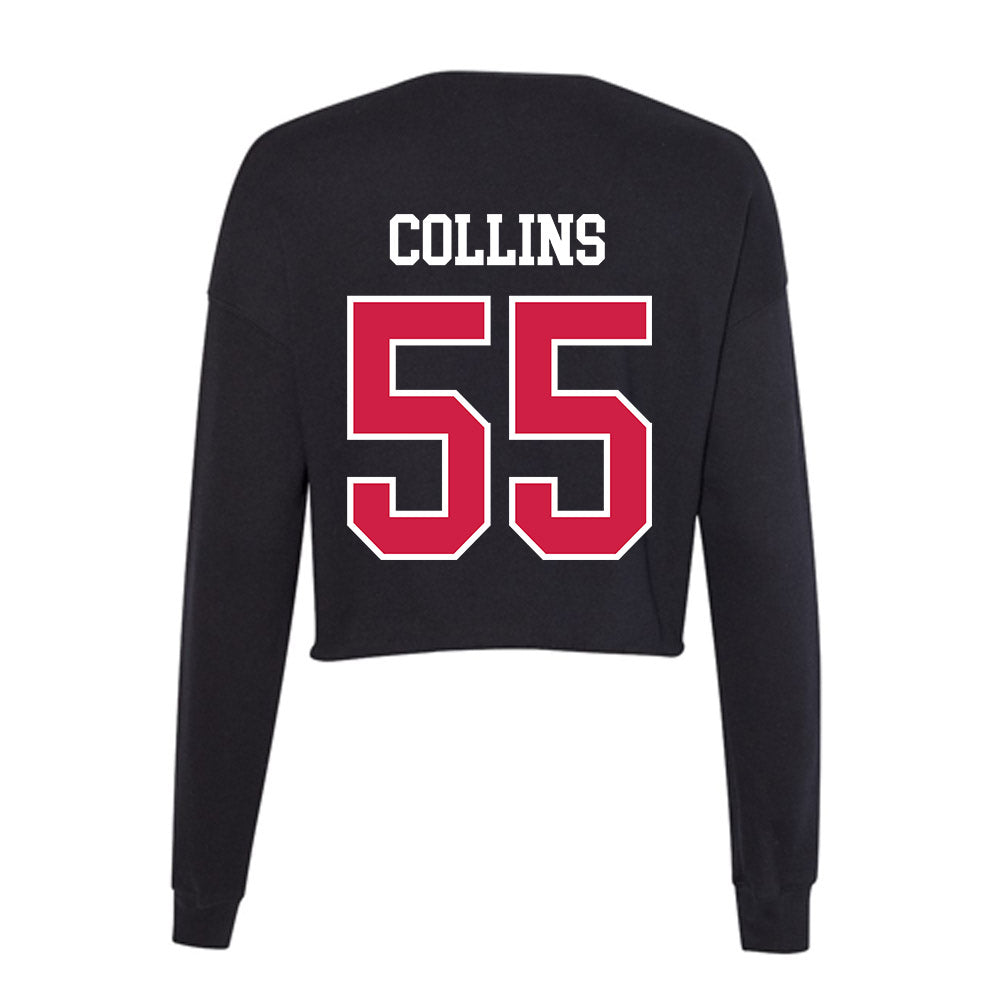 APSU - NCAA Football : Mekaih Collins - Women's Cropped Crew Fleece-1