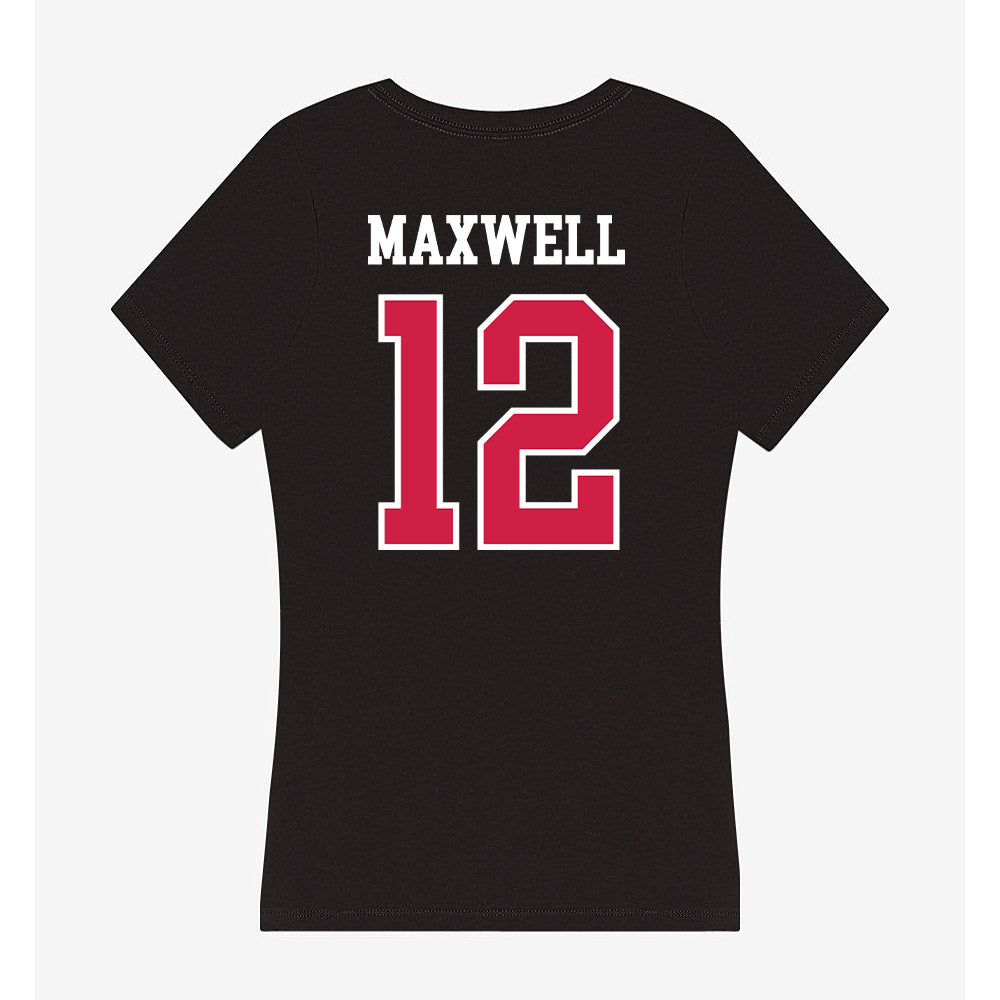 APSU - NCAA Football : Kamari Maxwell - Women's V-Neck T-Shirt-1