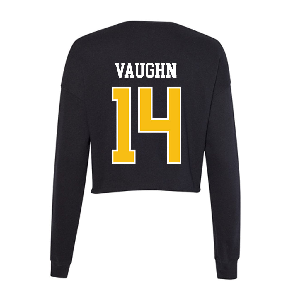FHSU - NCAA Baseball : Tanner Vaughn - Women's Cropped Crew Fleece-1