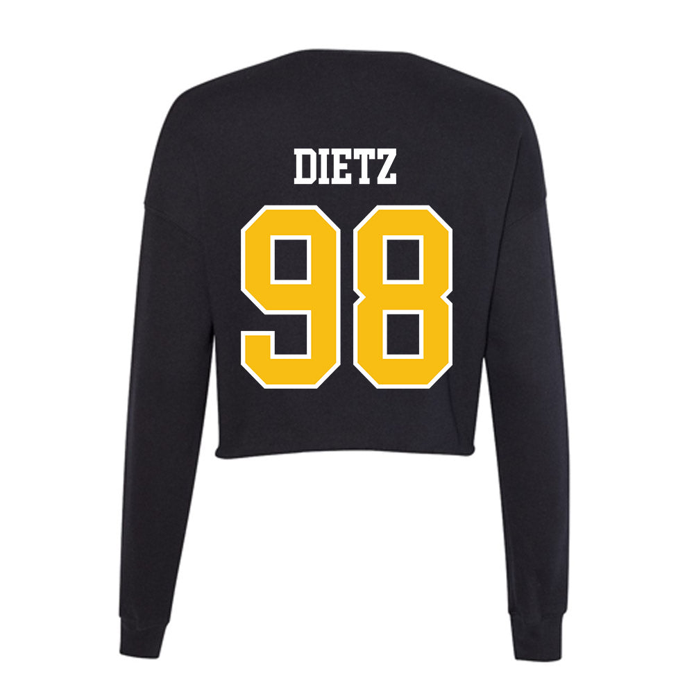 FHSU - NCAA Football : Kayson Dietz - Women's Cropped Crew Fleece-1
