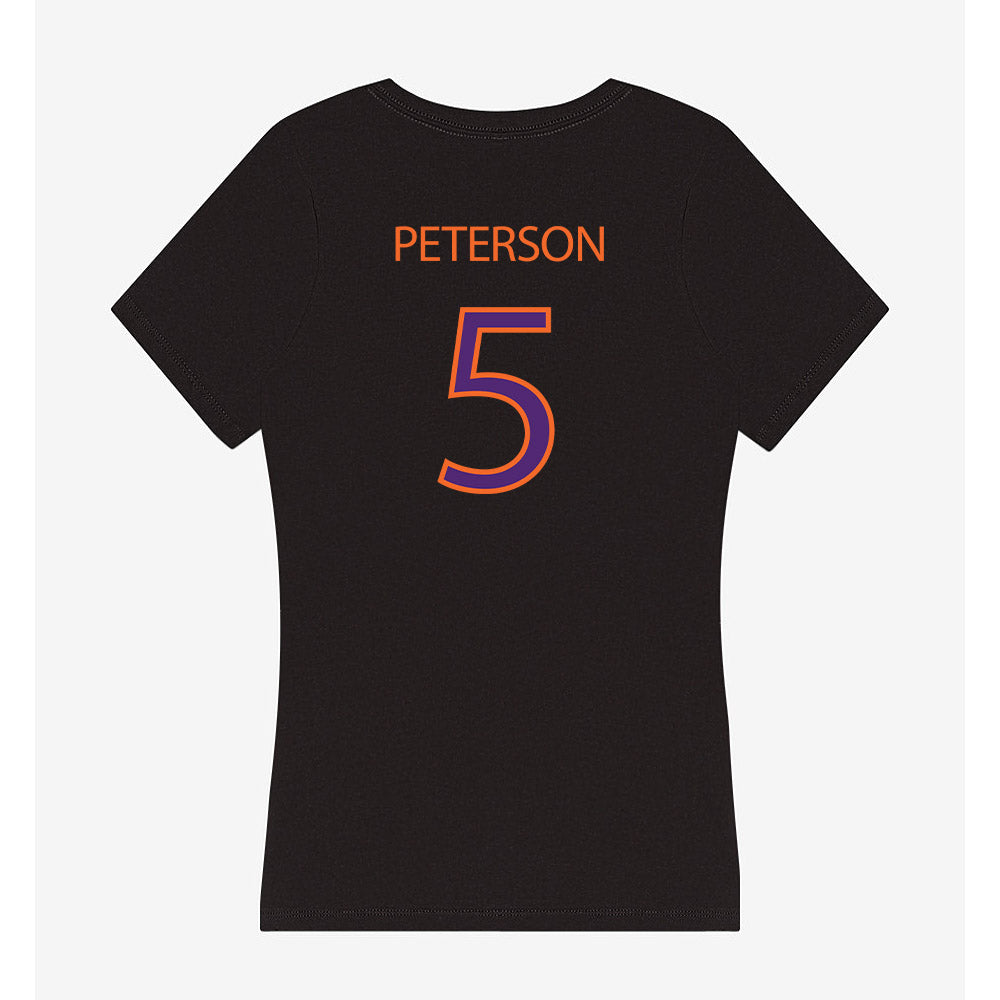HWS - NCAA Football : Marcus Peterson - Women's V-Neck T-Shirt-1