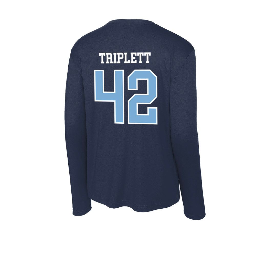 UNC - NCAA Football : Spencer Triplett - Activewear Long Sleeve T-Shirt-1
