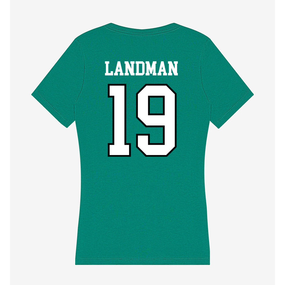 Adams State - NCAA Women's Soccer : Madison Landman - Women's V-Neck T-Shirt-1