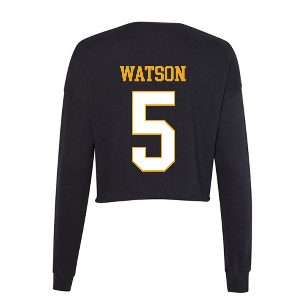 Albany State - NCAA Women's Volleyball : Jayda Watson - Women's Cropped Crew Fleece-1