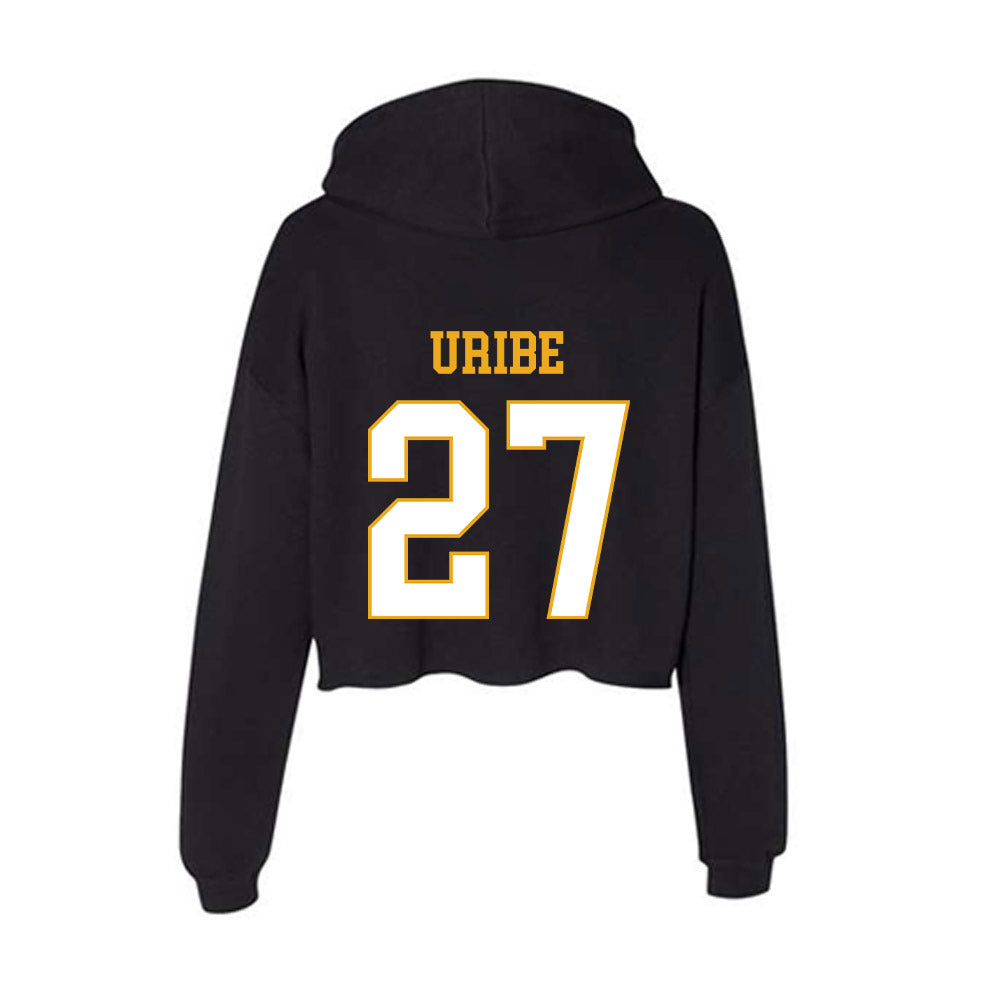 Albany State - NCAA Baseball : Mylon Uribe - Women's Crop Fleece Hoodie-1