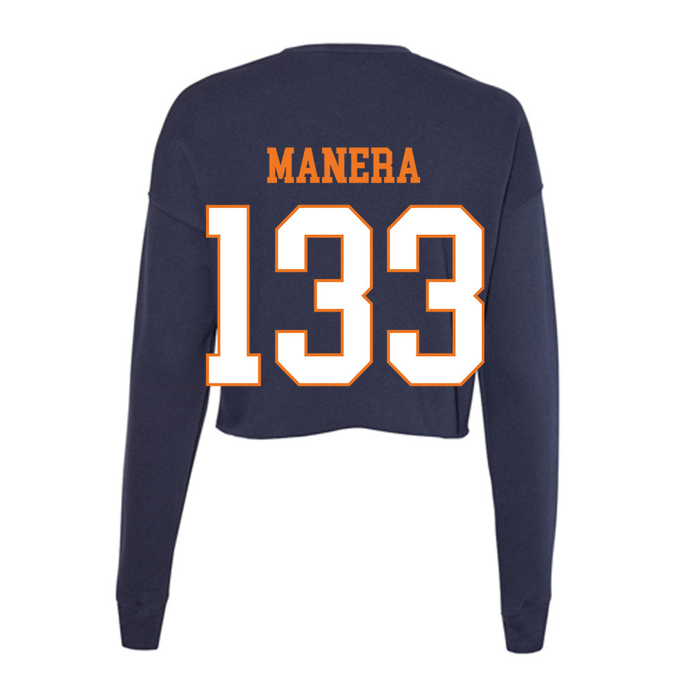 Bucknell - NCAA Wrestling : Bryce Manera - Women's Cropped Crew Fleece-1