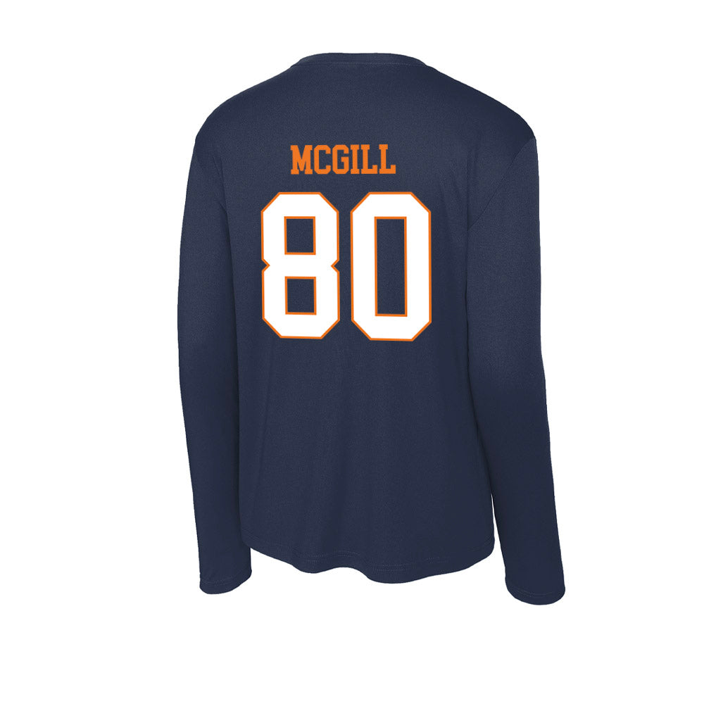 Bucknell - NCAA Football : Jack McGill - Activewear Long Sleeve T-Shirt-1