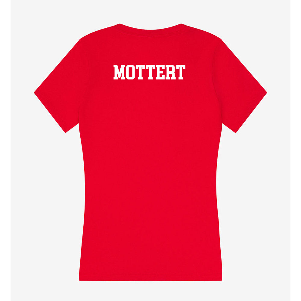 UCM - NCAA Women's Golf : Hannah Mottert - Women's V-Neck T-Shirt-1