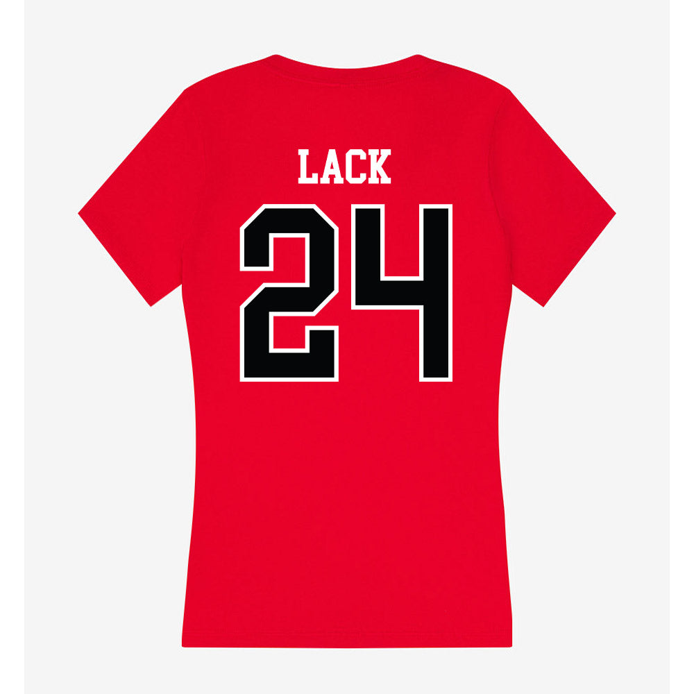 UCM - NCAA Women's Soccer : Anna Lack - Women's V-Neck T-Shirt-1
