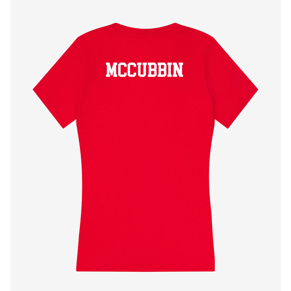 UCM - NCAA Men's Track & Field : Ethan McCubbin - Women's V-Neck T-Shirt-1