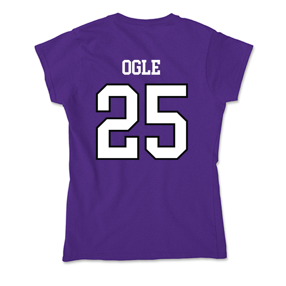 Lipscomb - NCAA Softball : Mallory Ogle - Soft Style Women’s T-Shirt-1