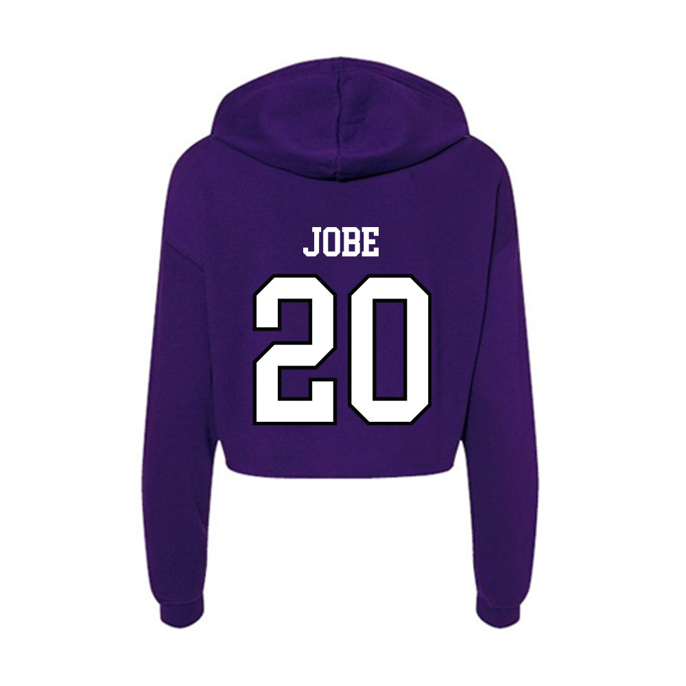 Lipscomb - NCAA Softball : Kyla Jobe - Women's Crop Fleece Hoodie-1