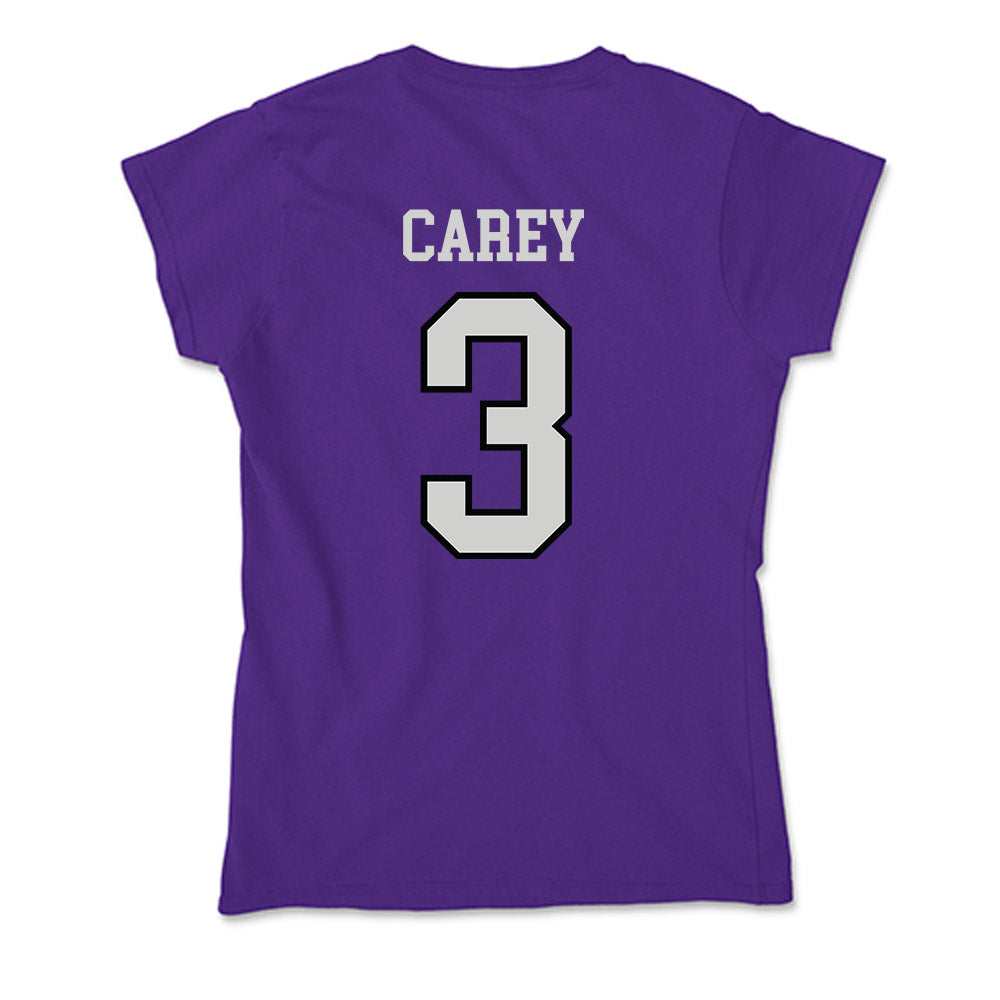 Weber - NCAA Football : BJ Carey - Soft Style Women’s T-Shirt-1