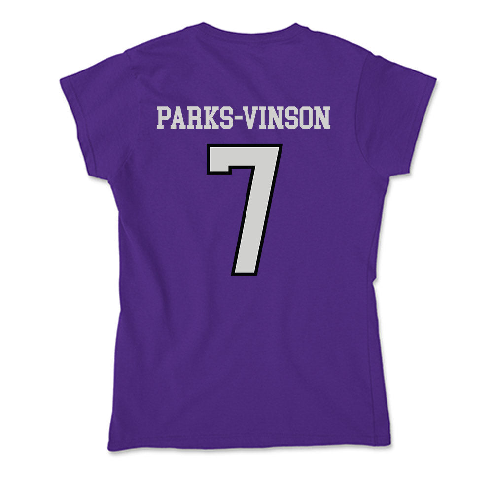 Weber - NCAA Football : Tre Parks-Vinson - Soft Style Women’s T-Shirt-1