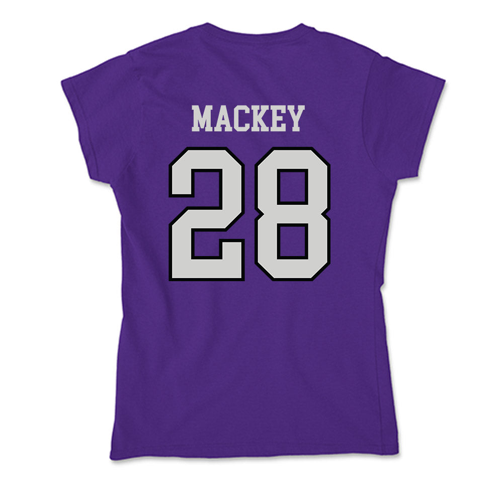 Weber - NCAA Football : Logan Mackey - Soft Style Women’s T-Shirt-1