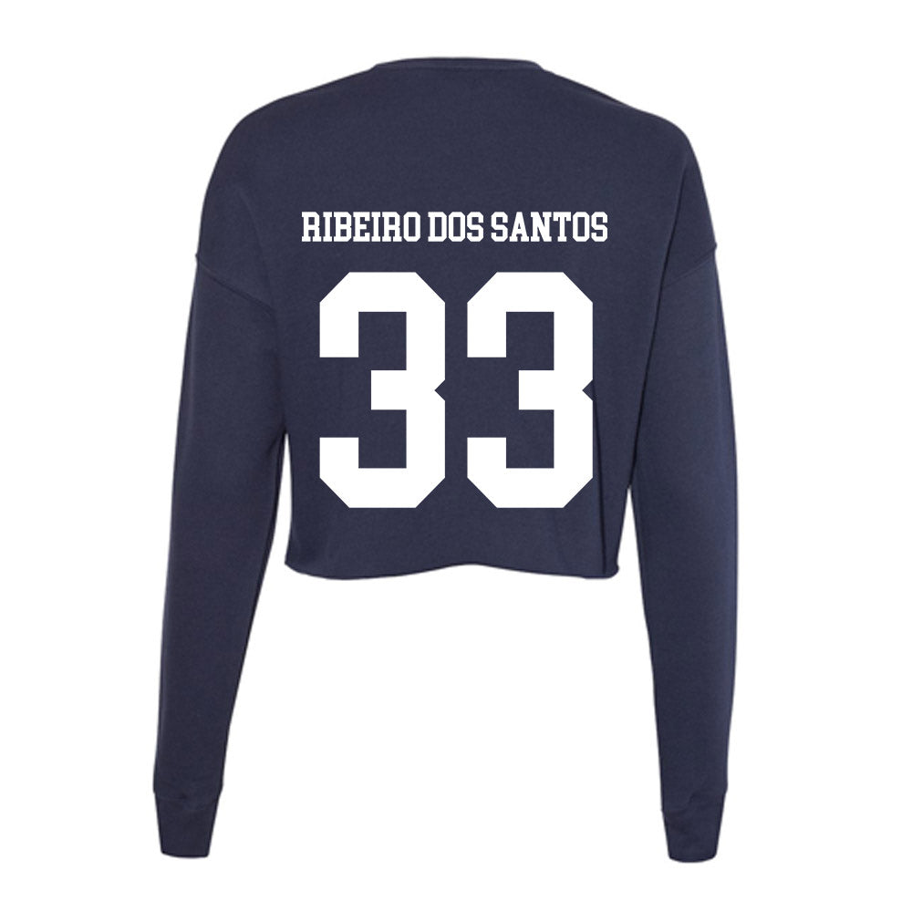 UWF - NCAA Men's Soccer : Joao Gabriel Ribeiro dos Santos - Women's Cropped Crew Fleece-1