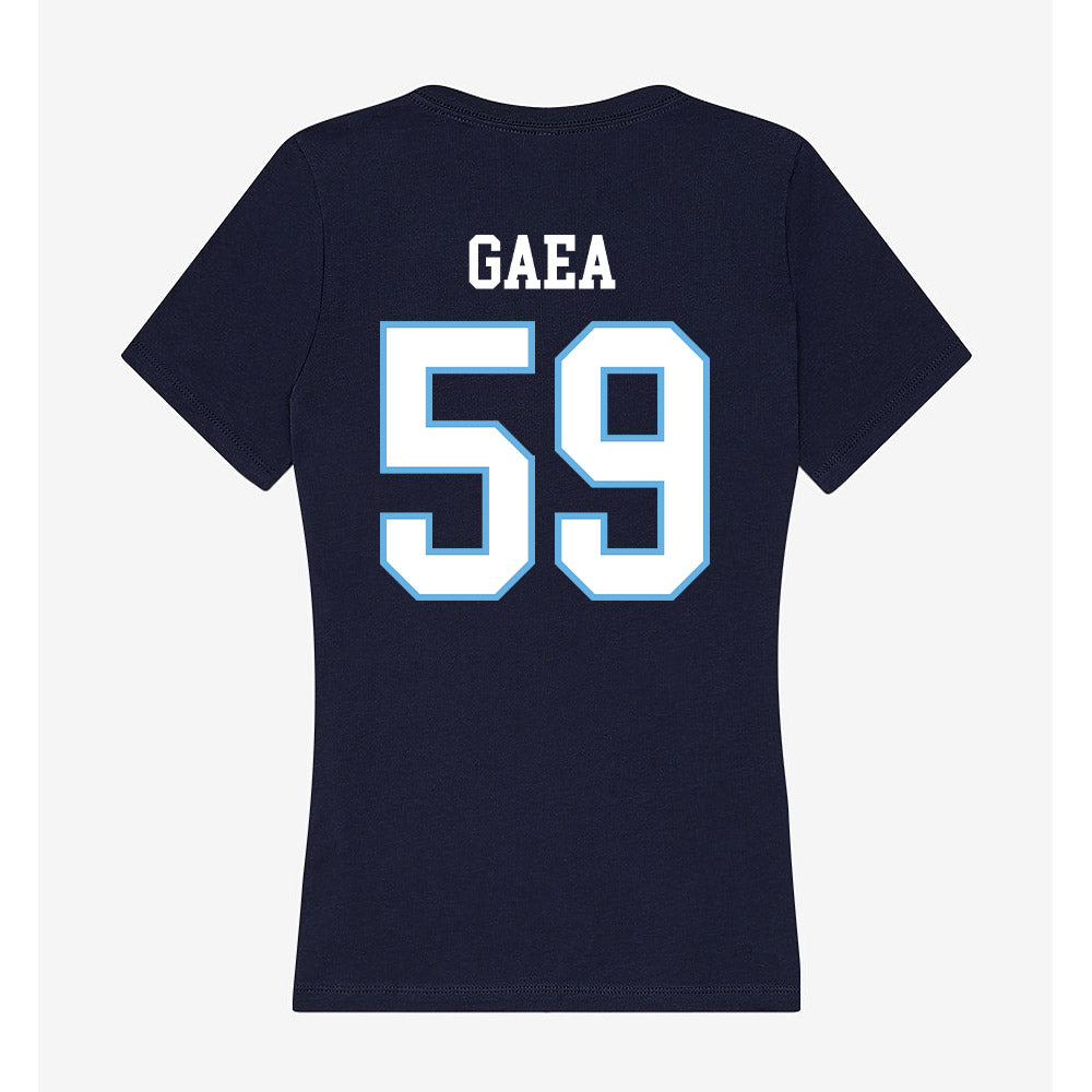 San Diego - NCAA Football : Evan Gaea - Women's V-Neck T-Shirt-1