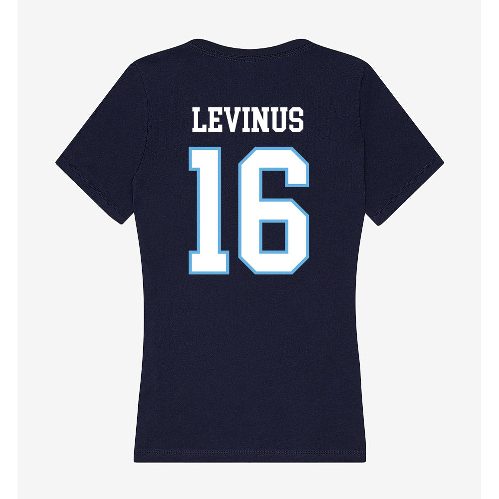 San Diego - NCAA Football : Charlie LeVinus - Women's V-Neck T-Shirt-1