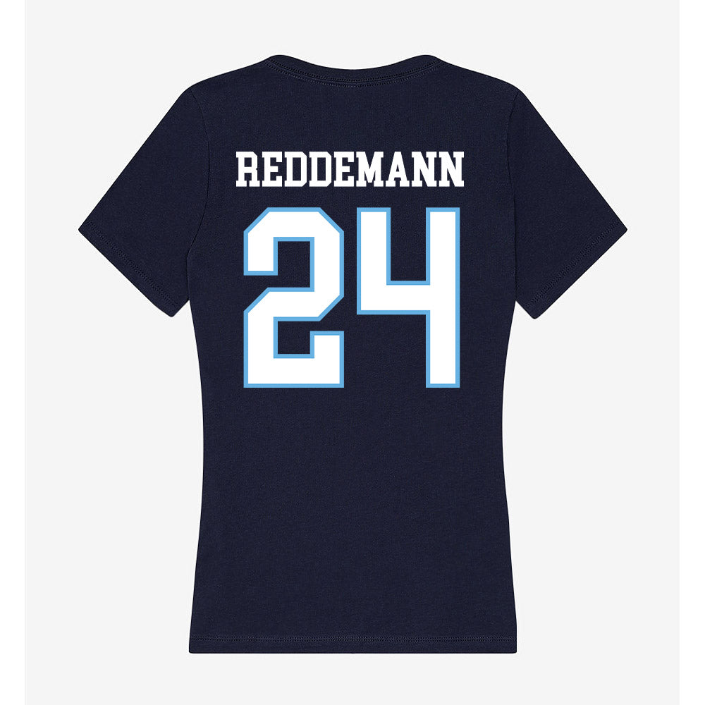 San Diego - NCAA Baseball : Logan Reddemann - Women's V-Neck T-Shirt-1