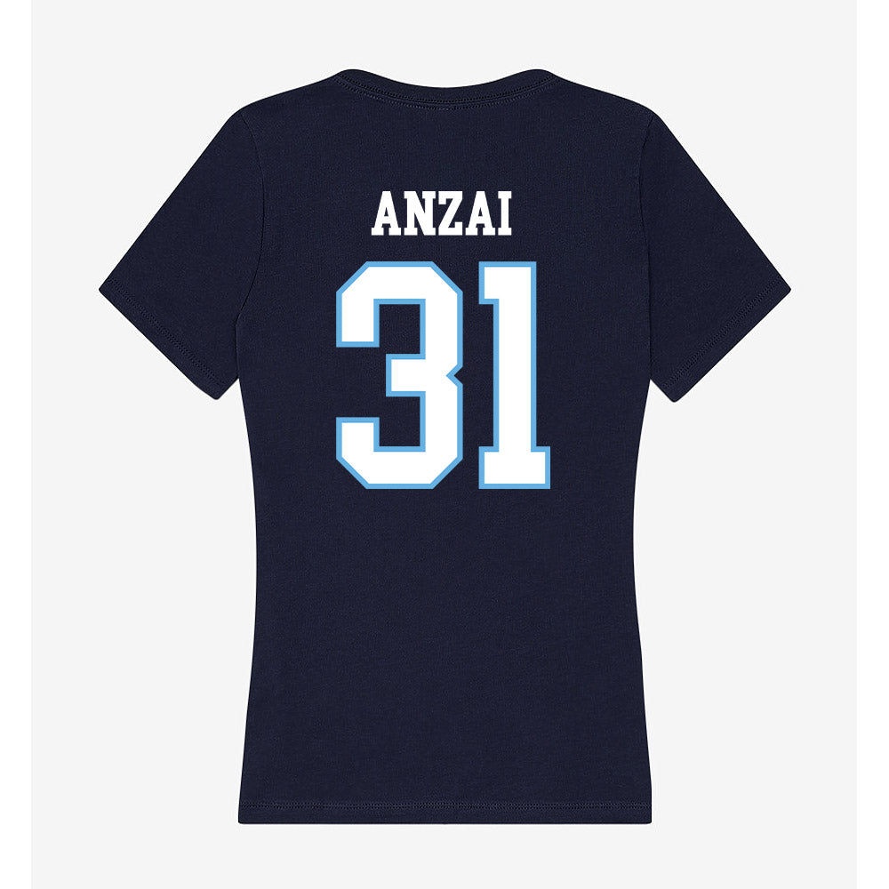 San Diego - NCAA Baseball : AJ Anzai - Women's V-Neck T-Shirt-1