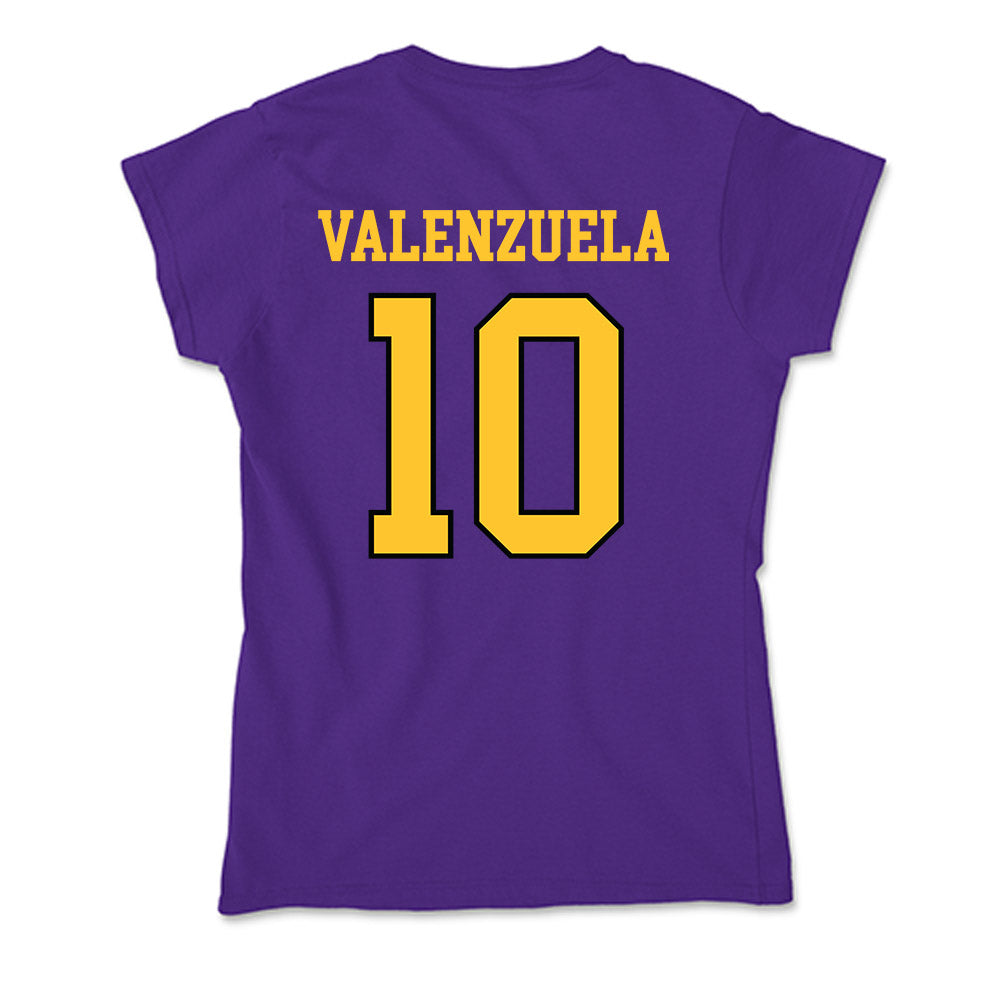 Montevallo - NCAA Women's Soccer : Shadia Valenzuela - Soft Style Women’s T-Shirt-1