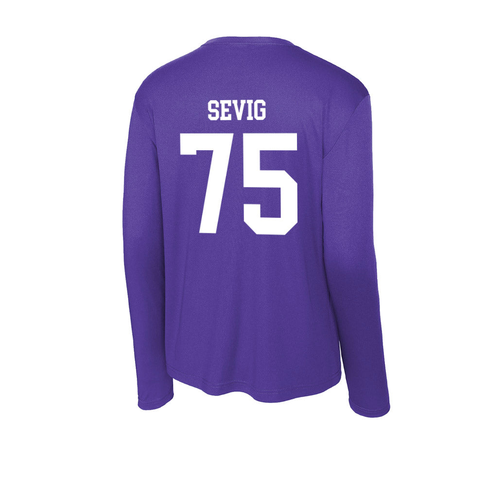 Truman - NCAA Football : Oliver Sevig - Activewear Long Sleeve T-Shirt-1