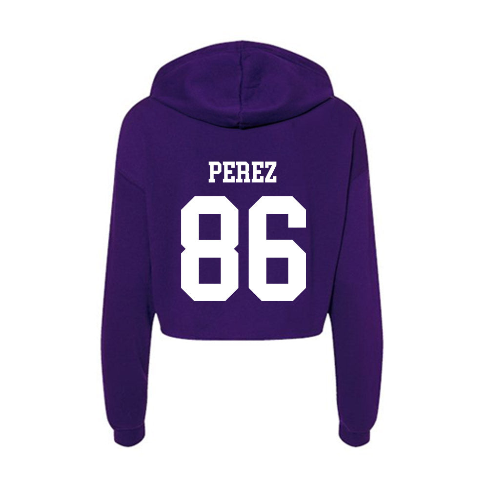 Truman - NCAA Football : Diego Perez - Women's Crop Fleece Hoodie-1