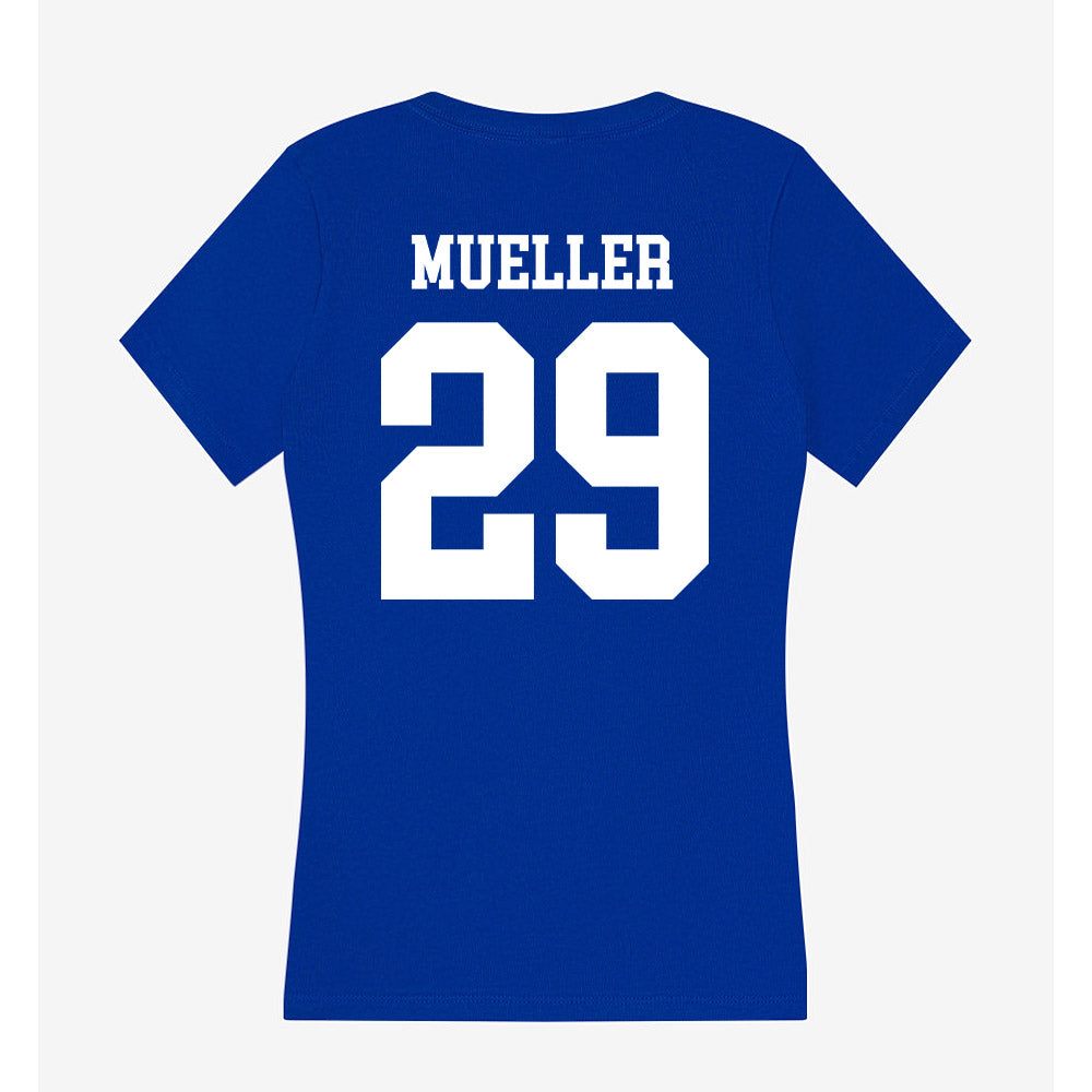 EIU - NCAA Women's Soccer : Sadie Mueller - Women's V-Neck T-Shirt-1