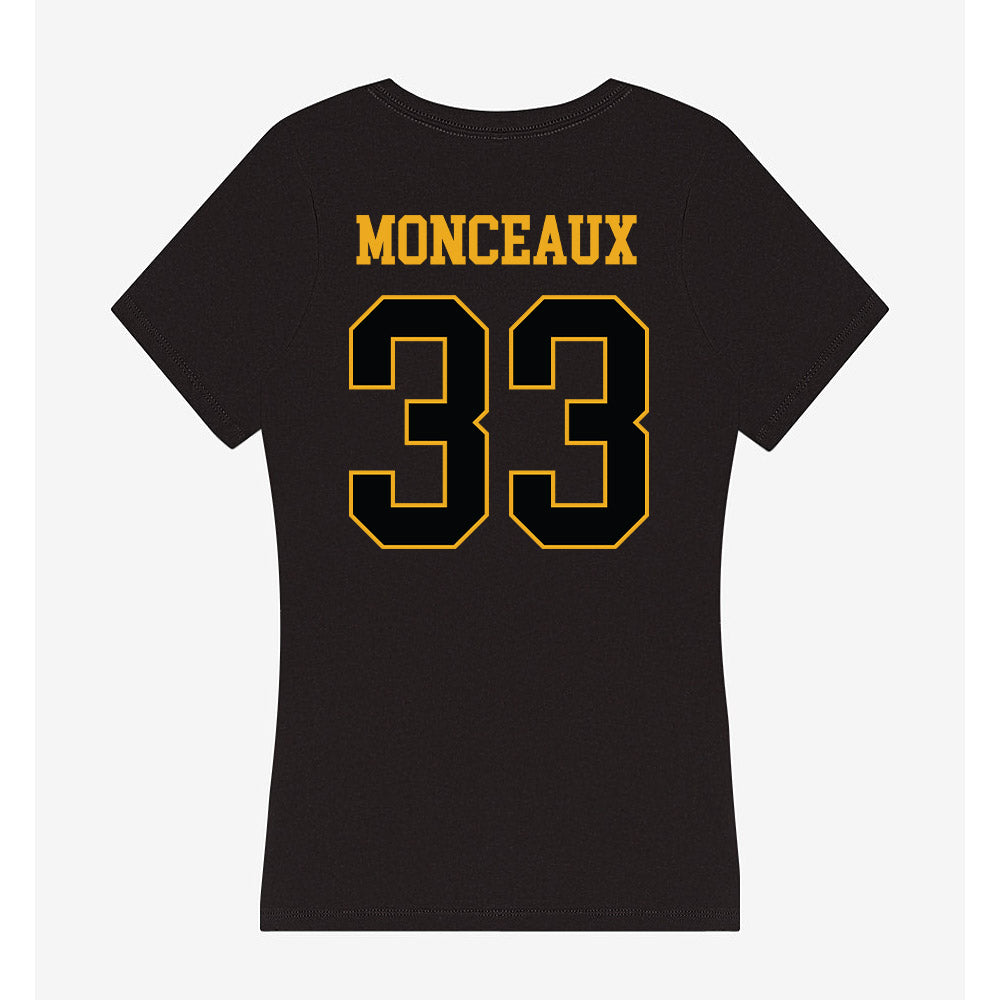 UAPB - NCAA Baseball : Nathan Monceaux - Women's V-Neck T-Shirt-1