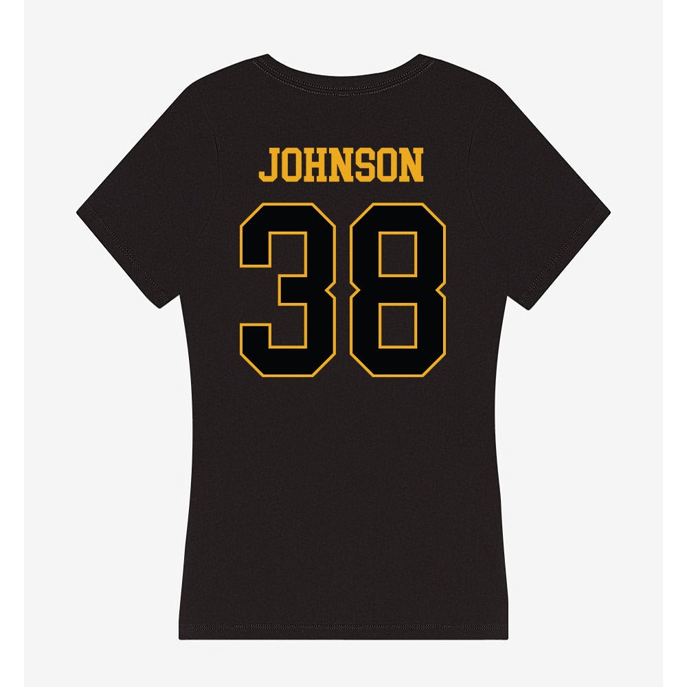 UAPB - NCAA Football : Na-il Johnson - Women's V-Neck T-Shirt-1