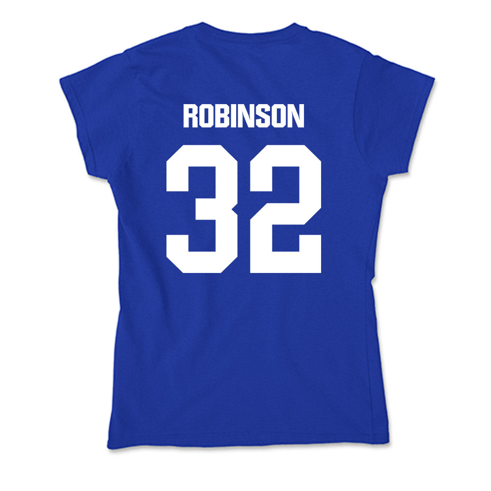 Fayetteville State - NCAA Football : True Robinson - Soft Style Women’s T-Shirt-1