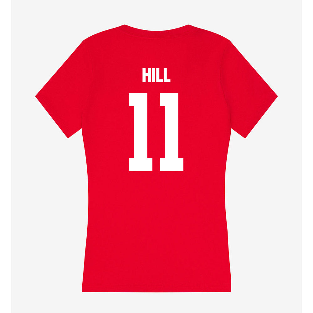 Jax State - NCAA Football : Jay Hill - Women's V-Neck T-Shirt-1