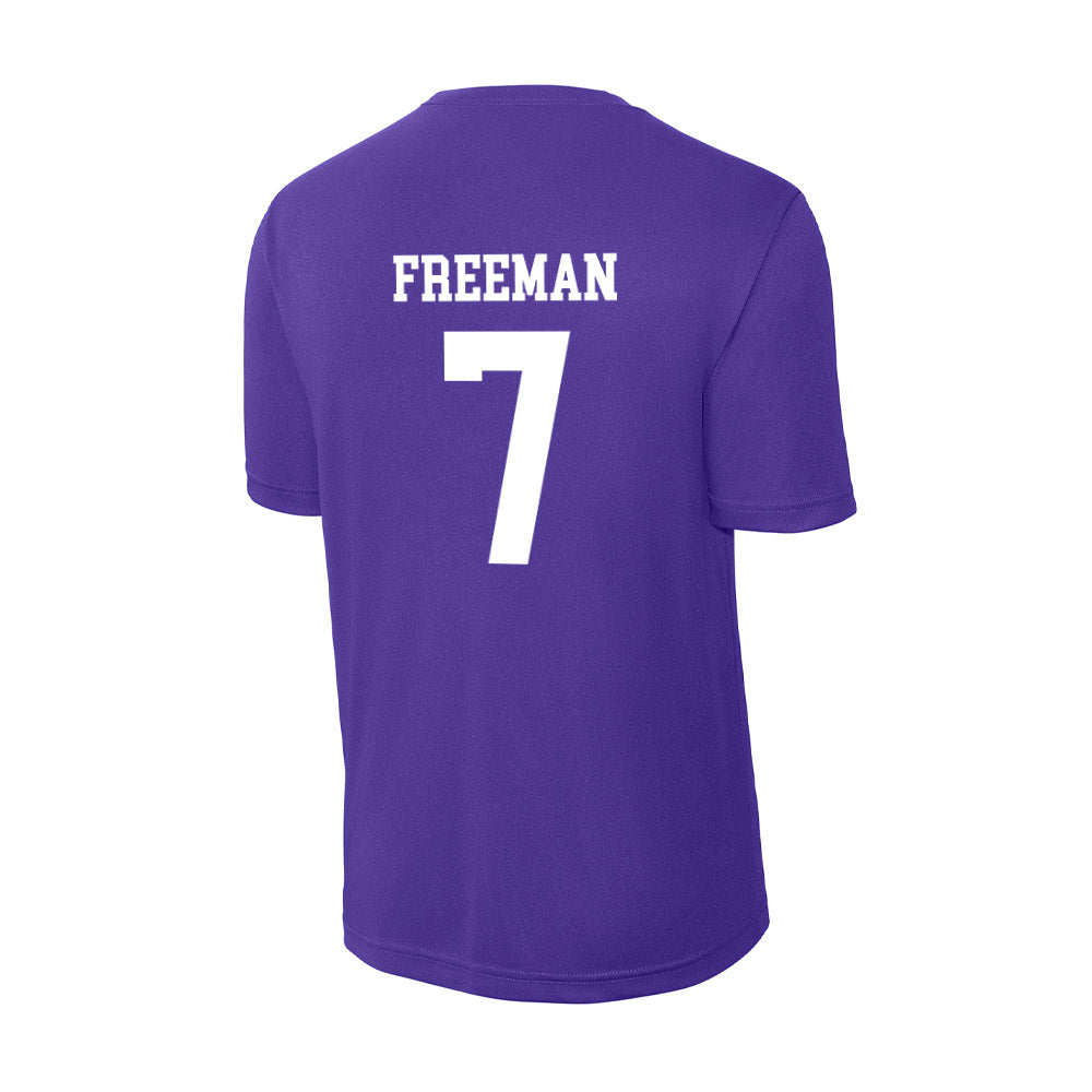 Evansville - NCAA Women's Volleyball : Blakeley Freeman - Activewear T-Shirt-1