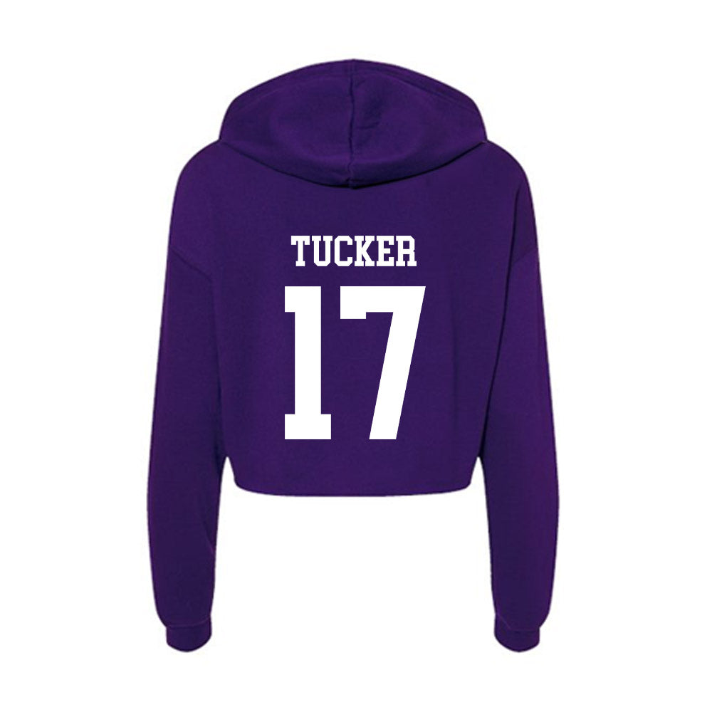 Evansville - NCAA Softball : Alexis Tucker - Women's Crop Fleece Hoodie-1
