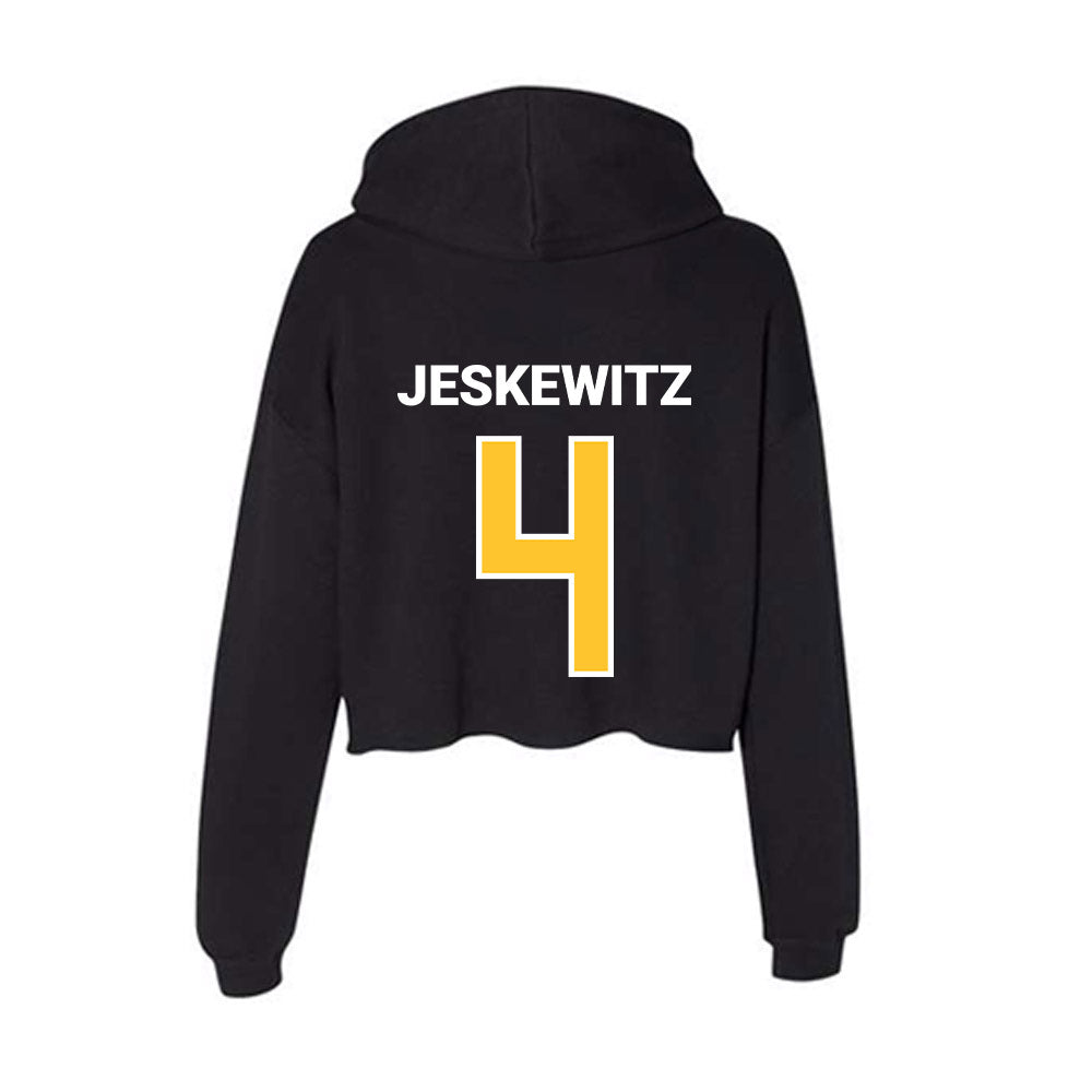 Saint Leo - NCAA Women's Volleyball : Hailey Jeskewitz - Women's Crop Fleece Hoodie-1