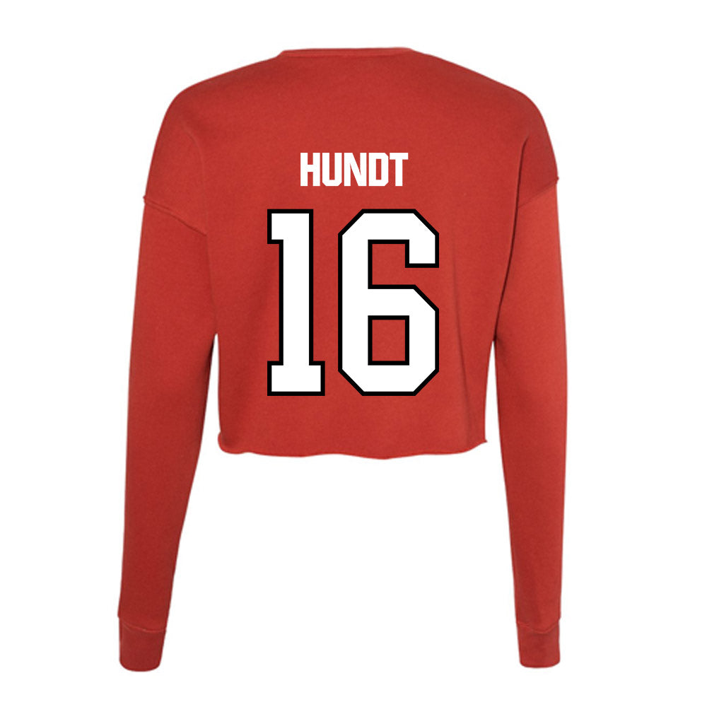 NWOSU - NCAA Women's Soccer : Madalyn Hundt - Women's Cropped Crew Fleece-1