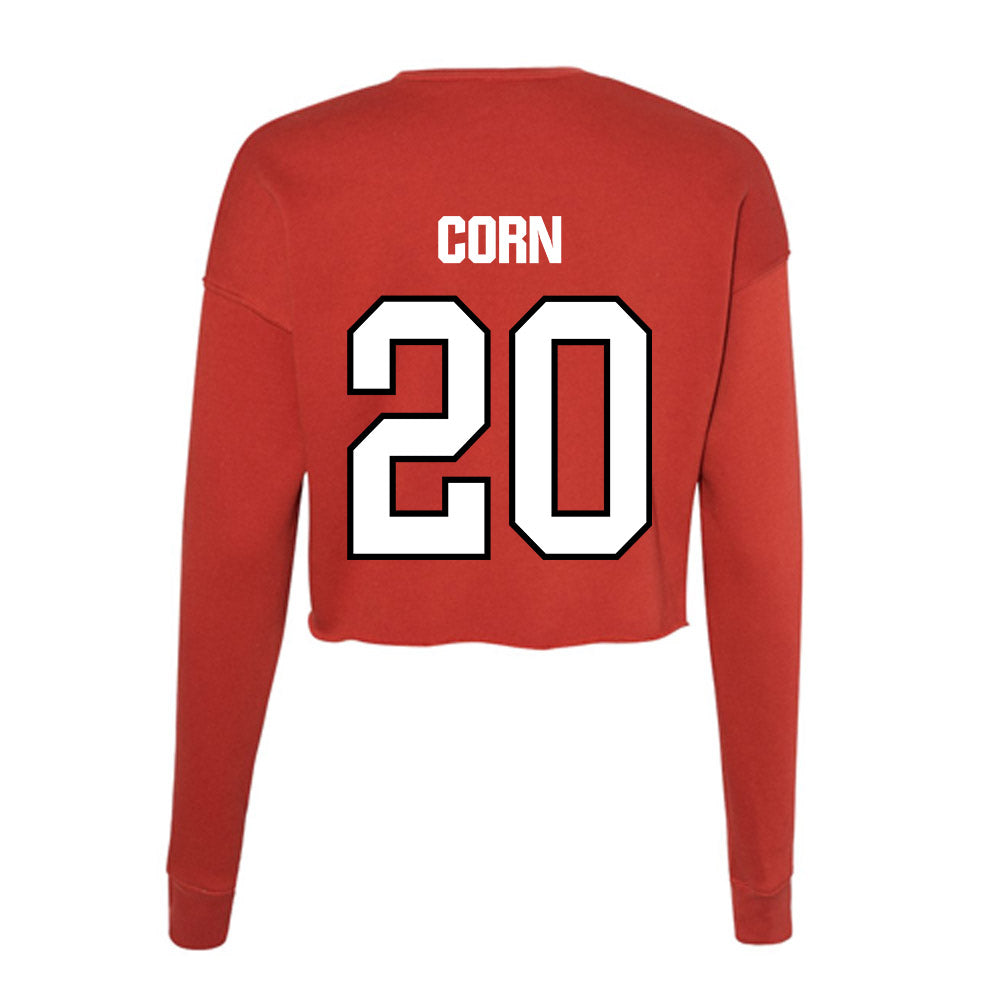 NWOSU - NCAA Softball : Kaitlyn Corn - Women's Cropped Crew Fleece-1