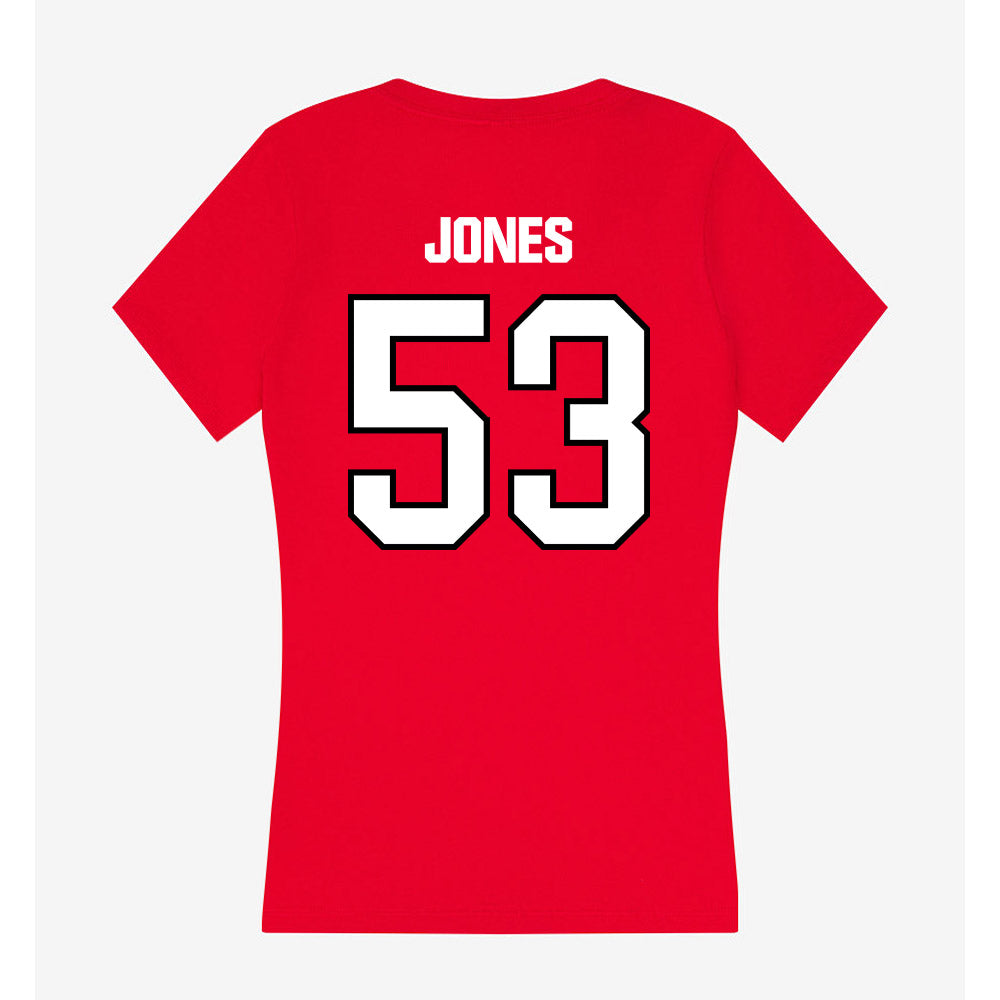 NWOSU - NCAA Football : Peyton Jones - Women's V-Neck T-Shirt-1