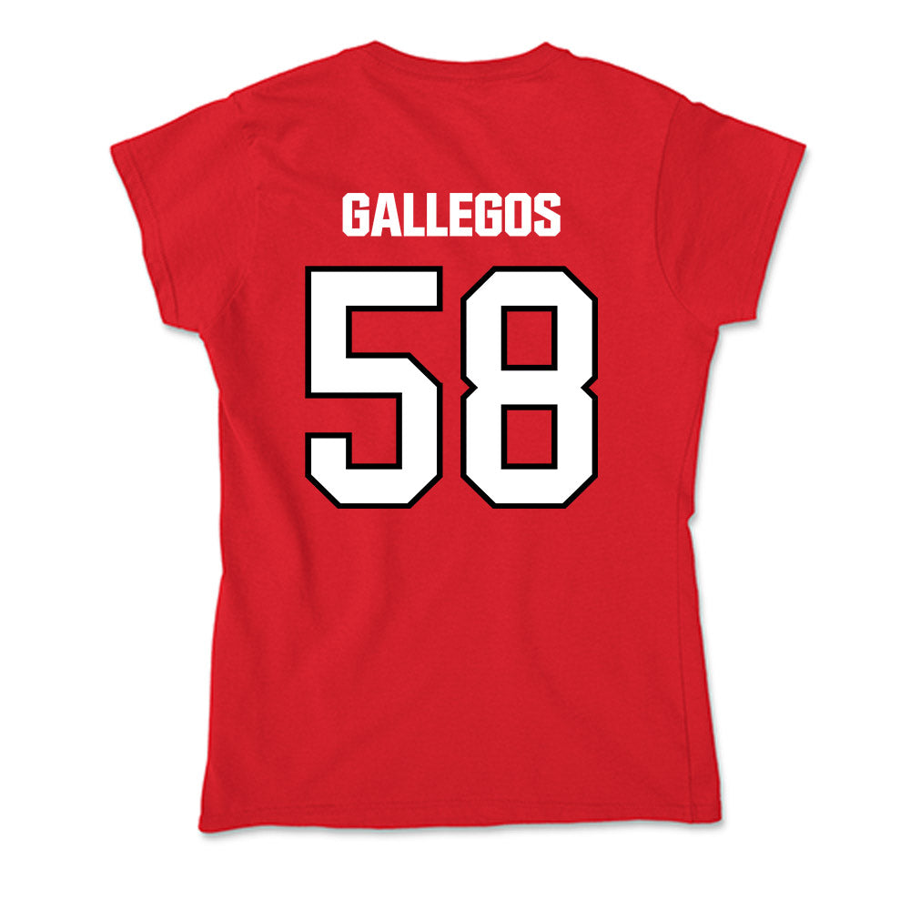 NWOSU - NCAA Football : Ivan Gallegos - Soft Style Women’s T-Shirt-1